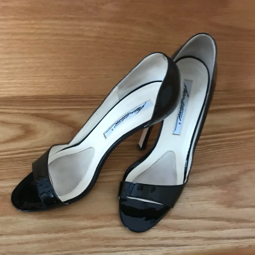Brian Atwood patent leather heels.